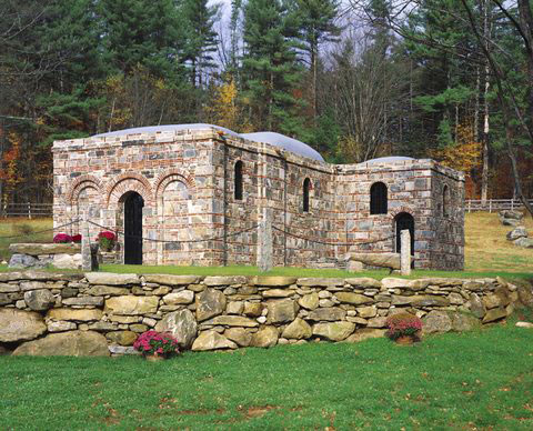 Replica of Our Lady of Ephesus House of Prayer is under construction in Jamaica, Vermont